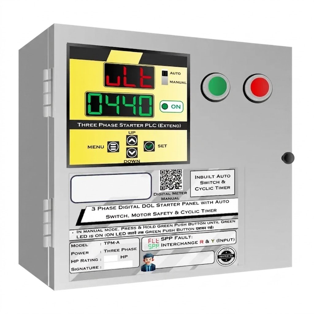 Three Phase Motor Starter Panel